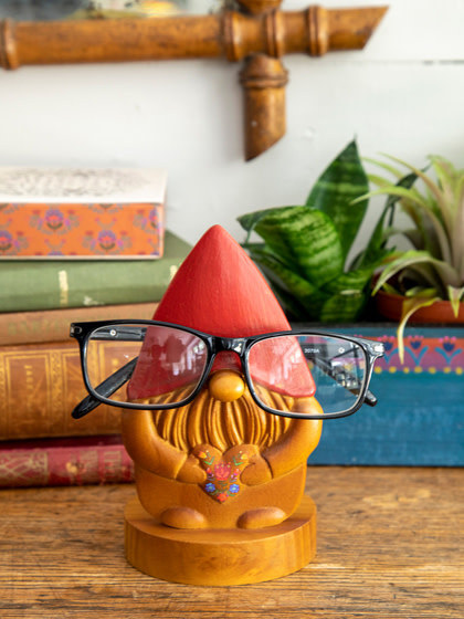 Eyeglass Holder, Gnome - mlynnedesigns